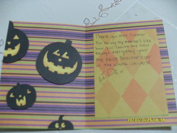 aiden halloween cards # 13 inside