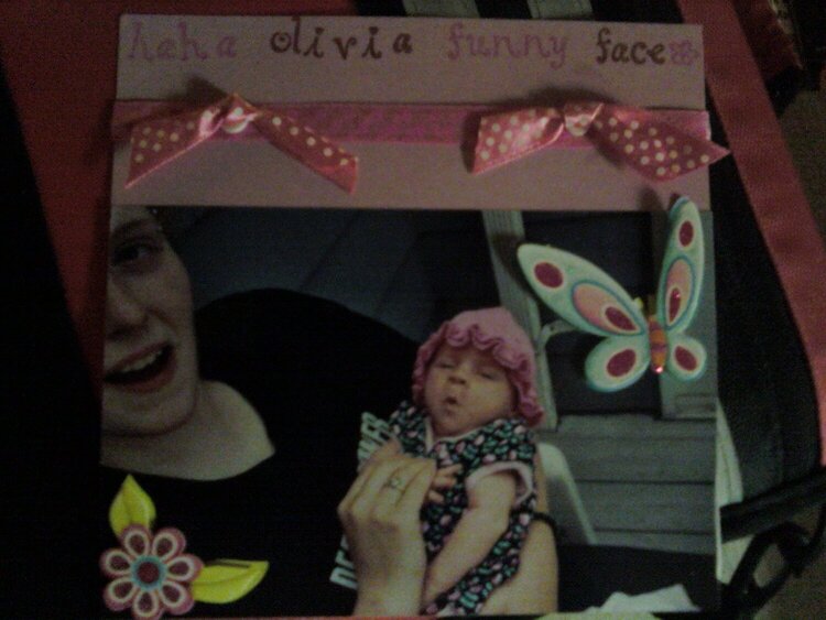 Olivias mini Scrapbook pg.6