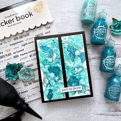 Favorite: Alcohol Ink Dupe with Pops of Color