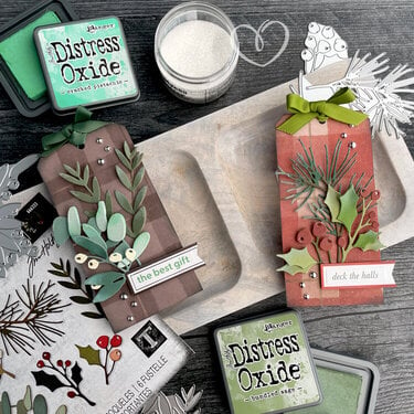 Festive Greenery Tags