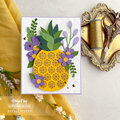 Juicy Stitched Pineapple Card