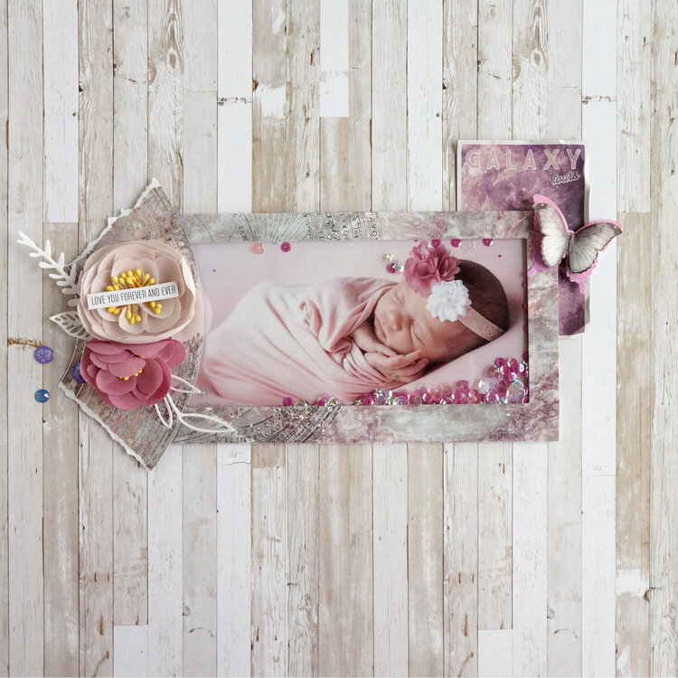 Love You Forever (Newborn Layout)