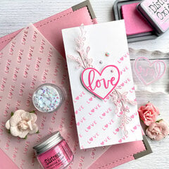 Love Valentine's Day Mini Slimline Card