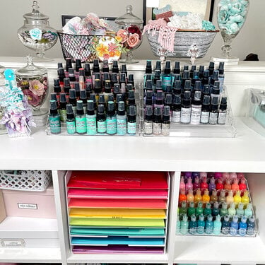 Organization for Distress Sprays and Pops of Color