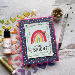 Shine Bright Rainbow Card