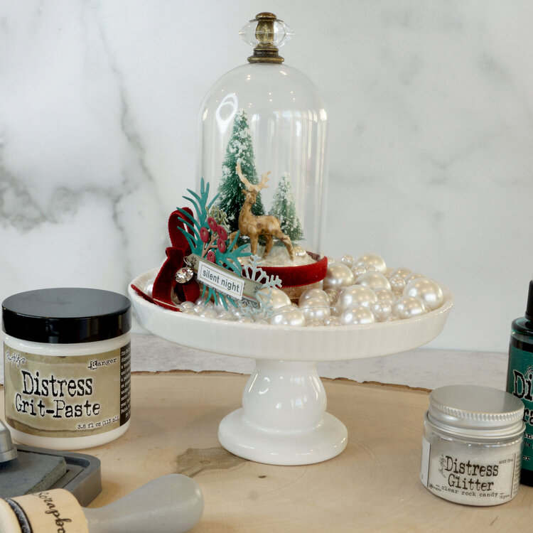 Silent Night Mini Display Dome Vignette