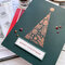 Merry Christmas Embossed Tree Card