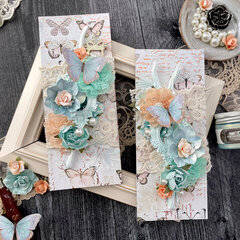 Peach Julep Mixed Media Panels