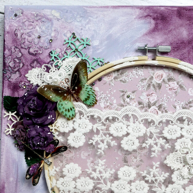 Purple Dream Mixed Media Canvas