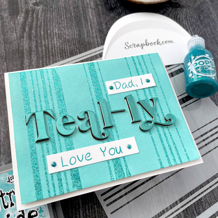 Dad, I Teal-ly Love You Father&#039;s Day Card
