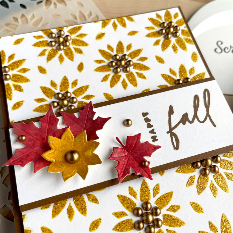 Sunflower Autumn Card