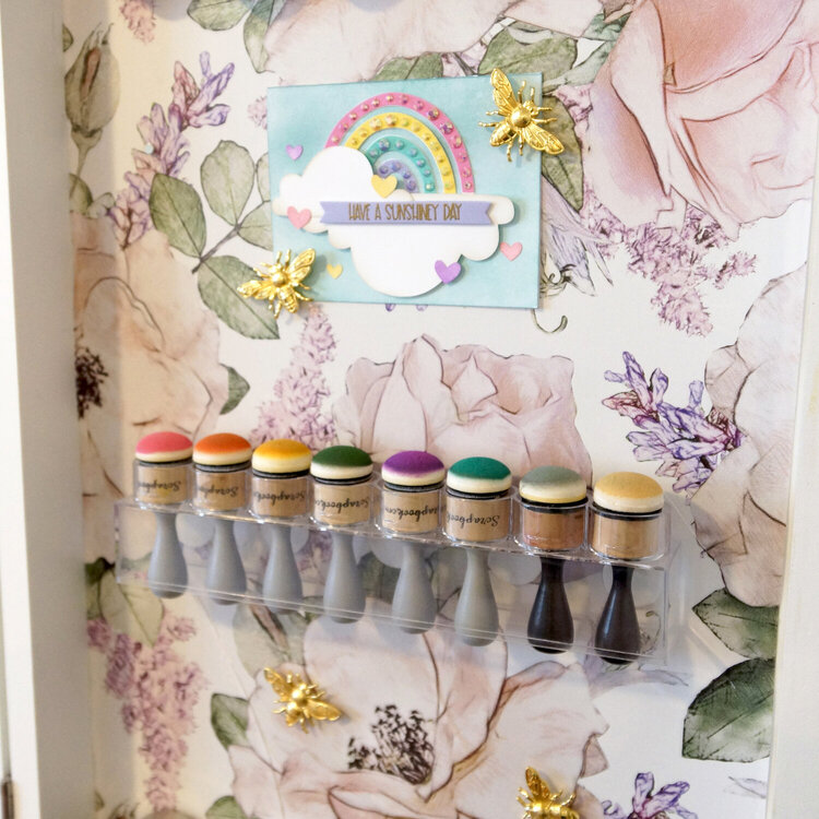 Magnetic Board Storage with Jars and Blending Foams