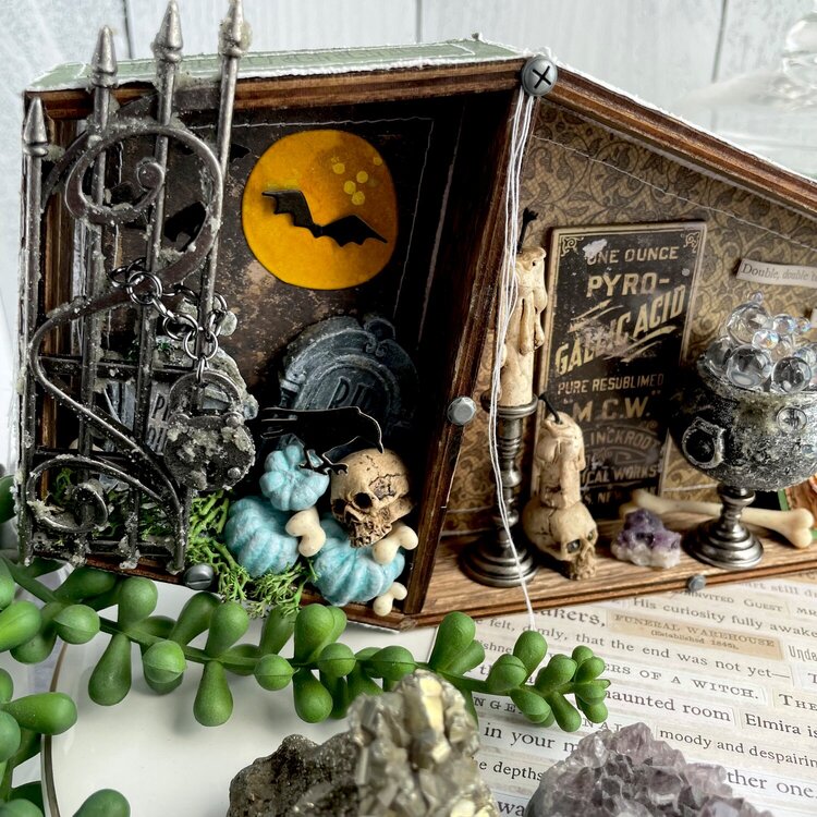 The Cottage Witch: A Tim Holtz Halloween Vignette