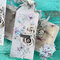 Silvery Grey Tags with the Aquarelle Collection