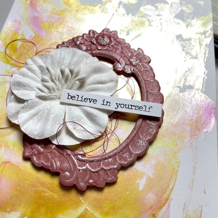 Believe in Yourself (Faux Watercolor Card)