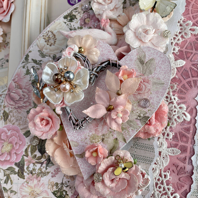 Victorian Sweetheart Mixed Media Canvas