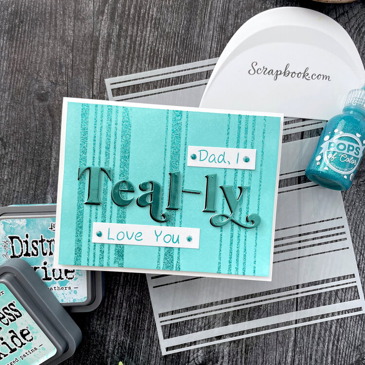 Dad, I Teal-ly Love You Father&#039;s Day Card