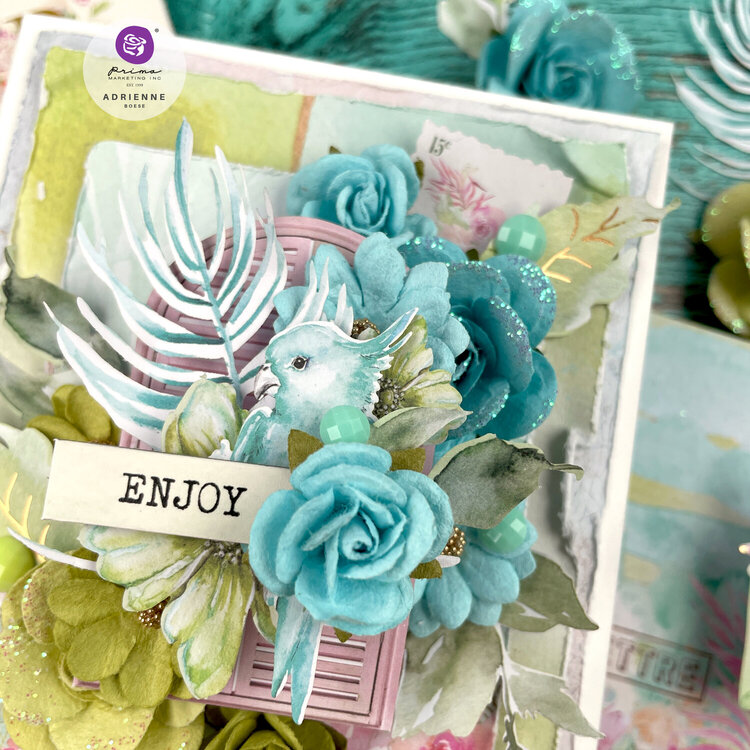 Enjoy Paradise Layered Card