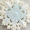 Frosty Snowflake Christmas Ornaments