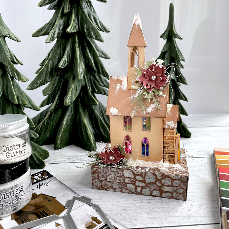 Christmas Church with the Tim Holtz Village Collection