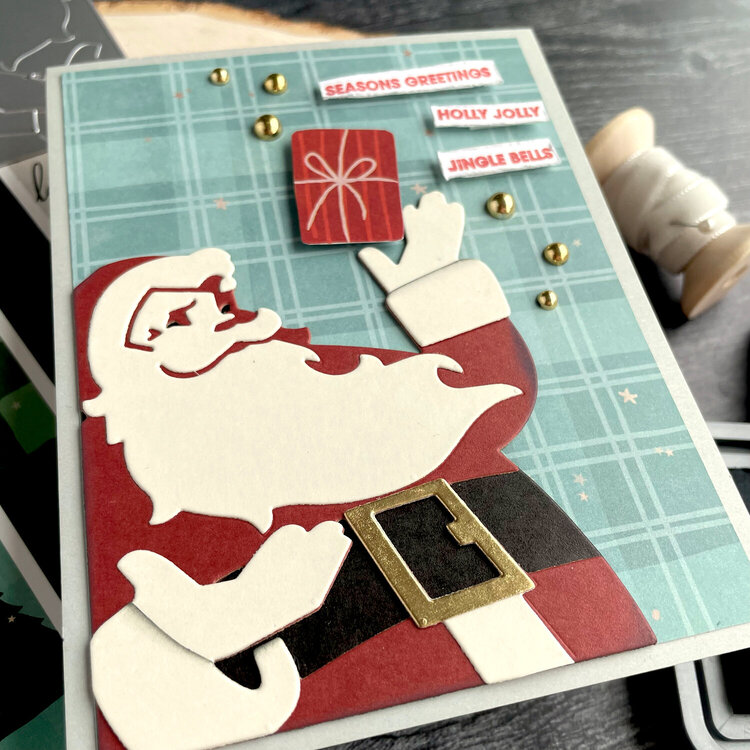 Retro Santa Christmas Cards