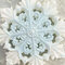 Frosty Snowflake Christmas Ornaments