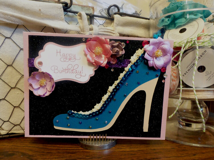 Stylish High Heel Birthday Card