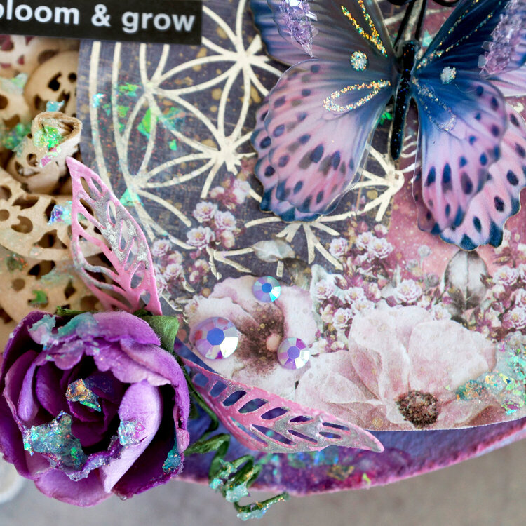 Bloom and Grow Mixed Media Panel