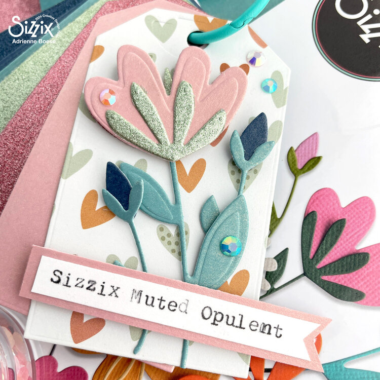 Cardstock Swatch Book with Sizzix Muted Opulent