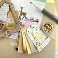 Cardstock Swatch Book with Sizzix Gold Opulent