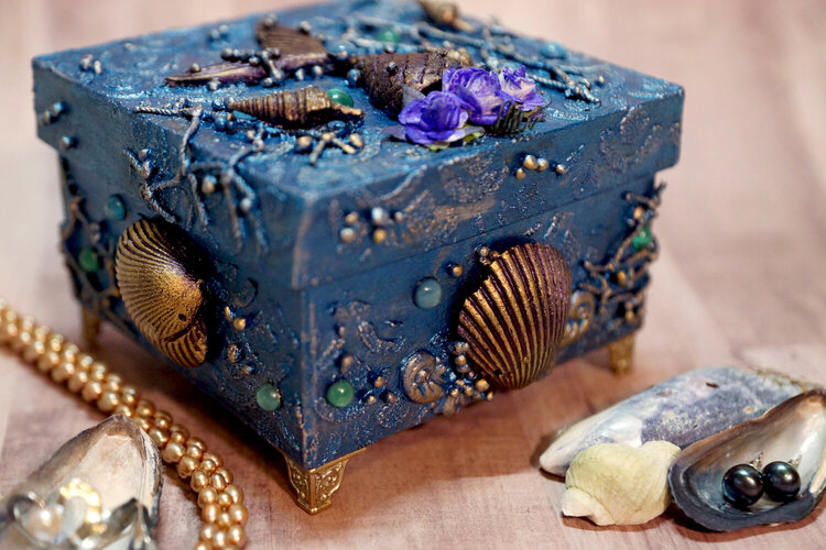 Mermaid Pearls Jewelry Box