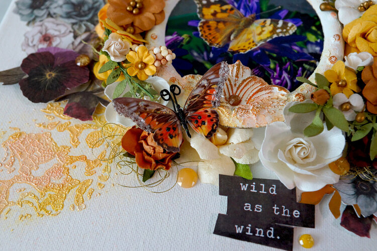 Wild as the Wind: Butterfly Photo Canvas Layout