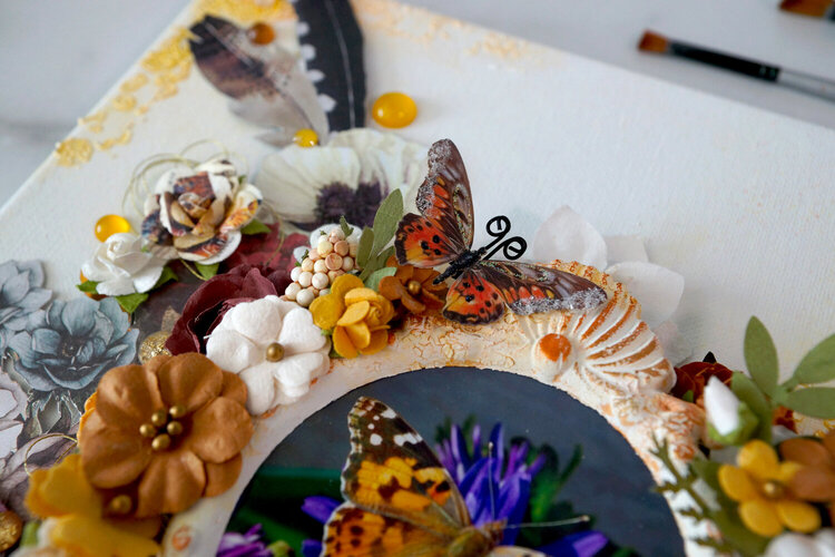 Wild as the Wind: Butterfly Photo Canvas Layout