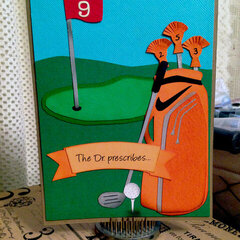 Golf Themed Retirement Card