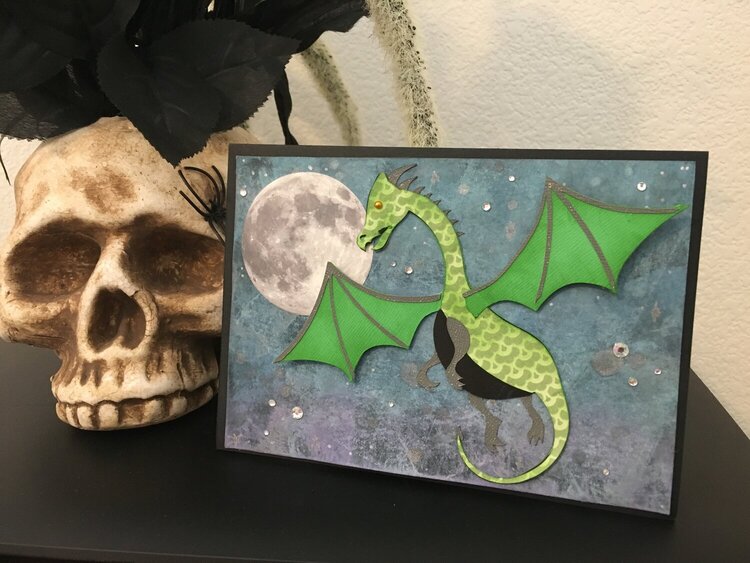 Dragon Halloween Card
