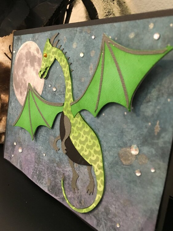 Dragon Halloween Card