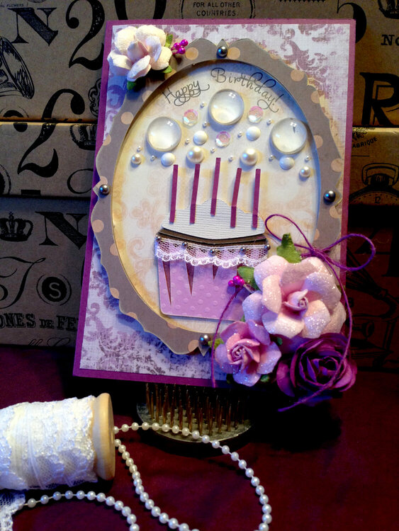 Bright Cupcake - Happy Birthday Card