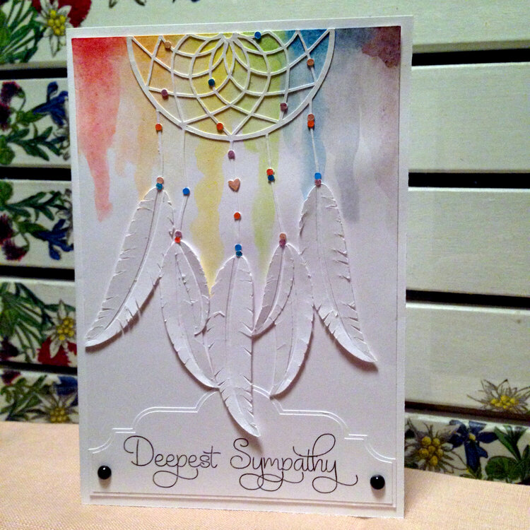 Dreamcatcher Sympathy Card