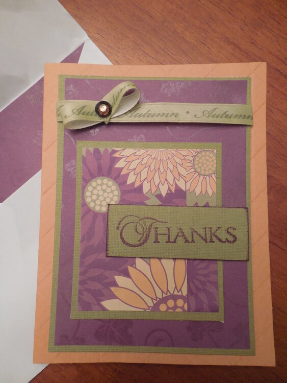 Fall Thank You Card