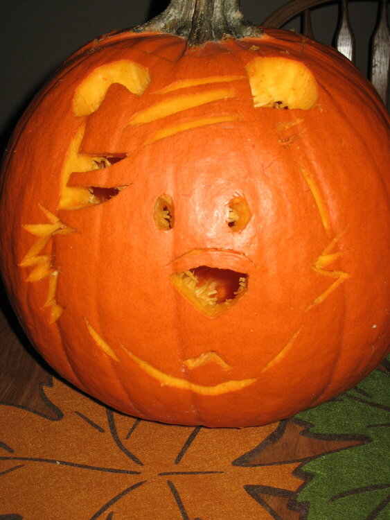 Hobbes Jack-o-lantern