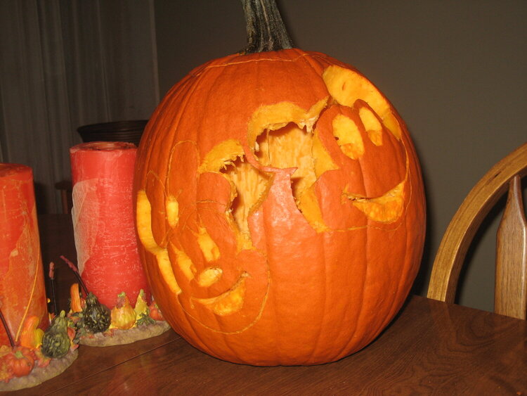 Minnie and Mickey Pumpkin