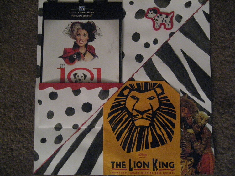 101 Dalmations/ Lion King Musicals
