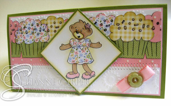 Build-a-Bear Cupcake card