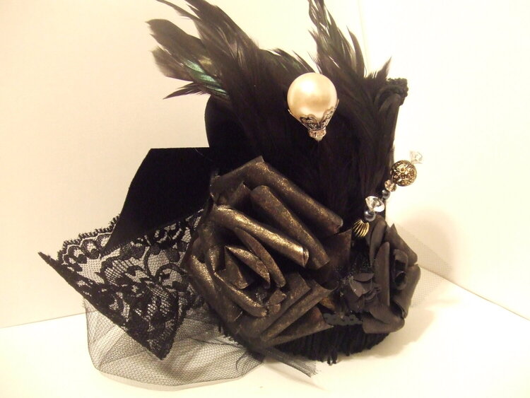 Steampunk Gothic Style Mini TOP HAT!