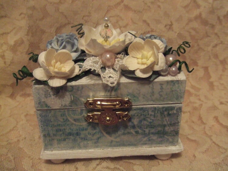 Shabby Chic Altered Wood Box