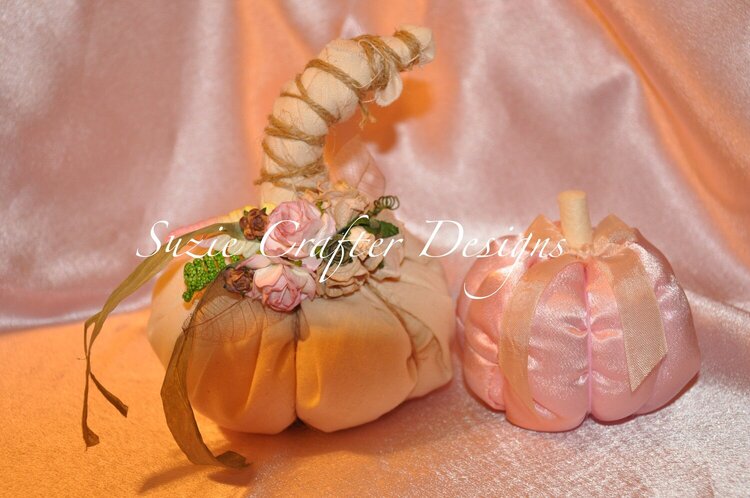 Handmade Fabric Pumpkins