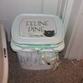 Feline Pine altered litter bucket