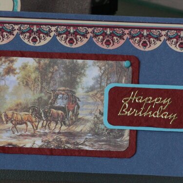 Birthday Card, masculine