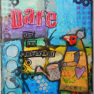 Dare...an Art Journal page