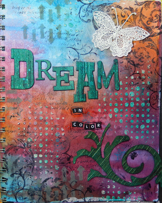 Dream in Color  art Journal page